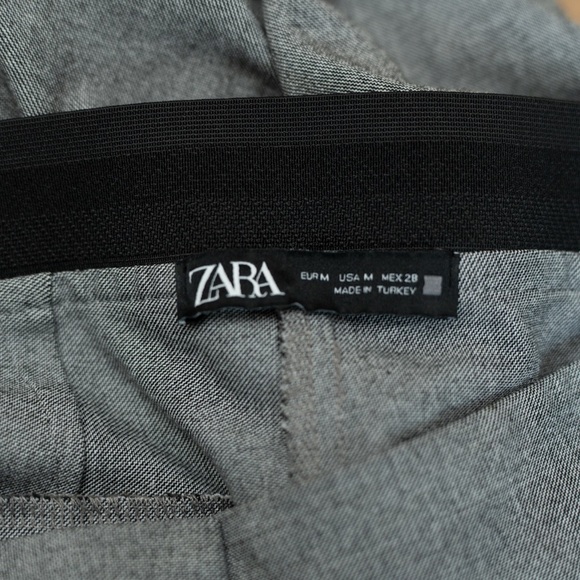 Zara slim fit women’s gray dress pants office wear - Picture 5 of 6